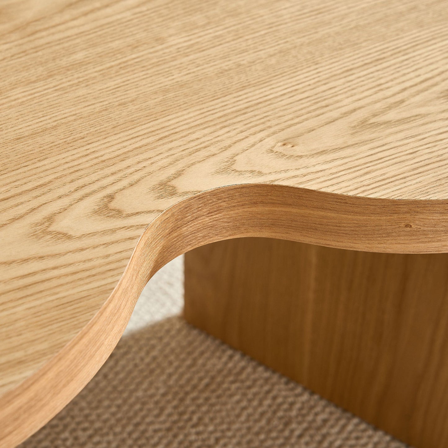 Modern Butterfly MDF Coffee Table, Used in Living Rooms, Bedrooms, Offices, With a Butterfly Shaped Appearance, NATURE