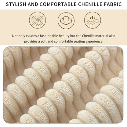 105'' 3 Seater Sofa With Removable Back Cushions and 5 Pillows , for Living Room, Apartment, Spacious Space