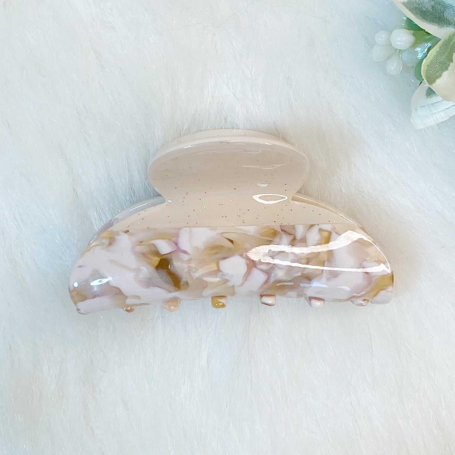 Two Toned Luxe Hair Claw Set of Three