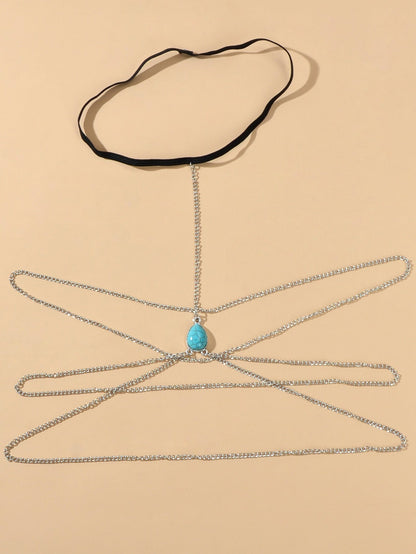 Bohemian Summer Sexy Beach Multilayer Leg Chain Women Body Jewellery