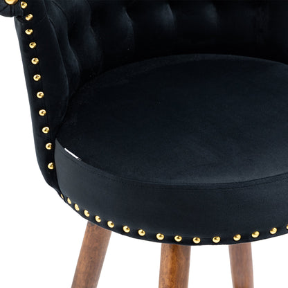 Swivel Bar Stools With Backrest Footrest ，with a Fixed Height of 360 Degrees