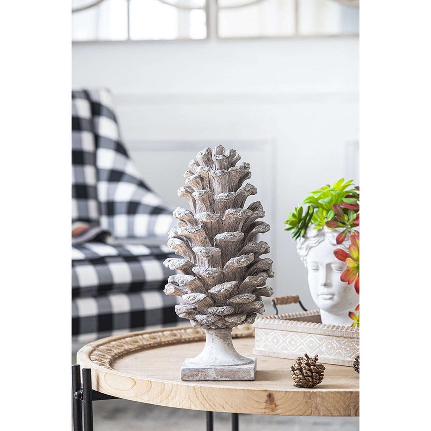 D7x14' Table Decor, Pinecone