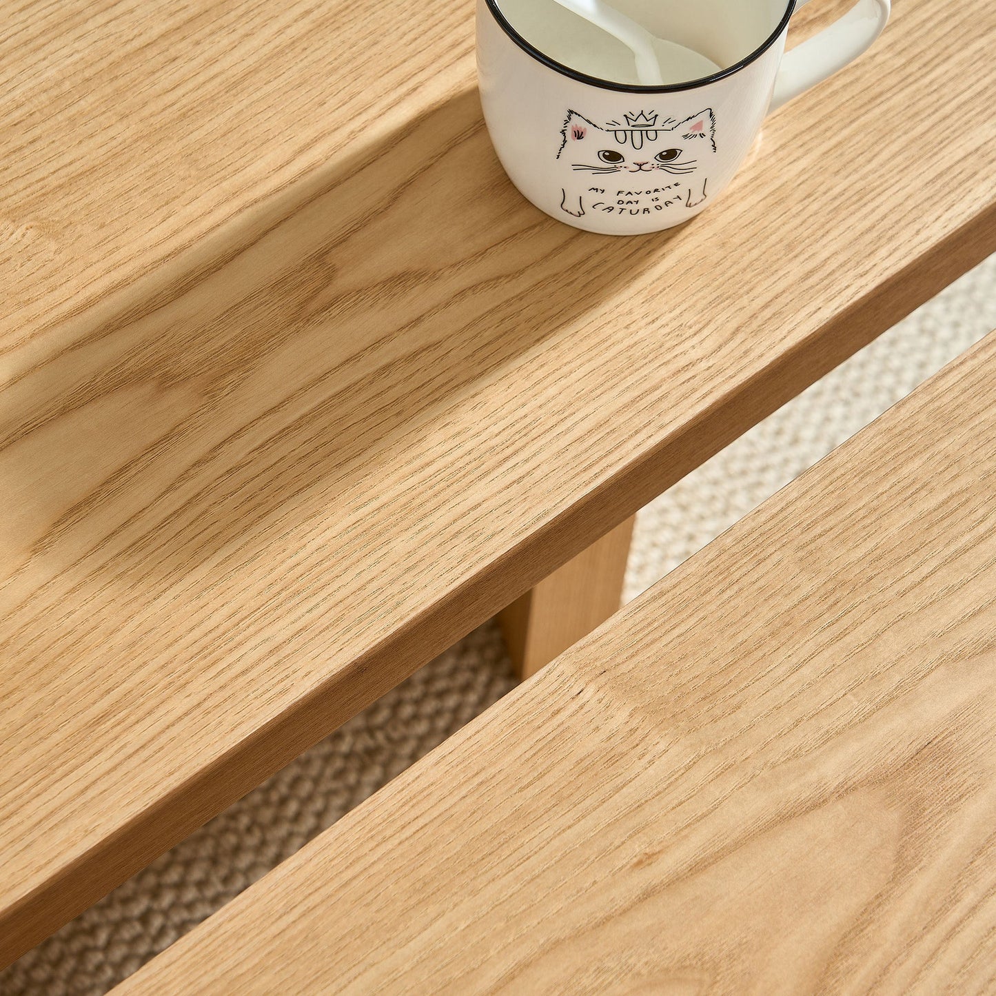 Modern Butterfly MDF Coffee Table, Used in Living Rooms, Bedrooms, Offices, With a Butterfly Shaped Appearance, NATURE