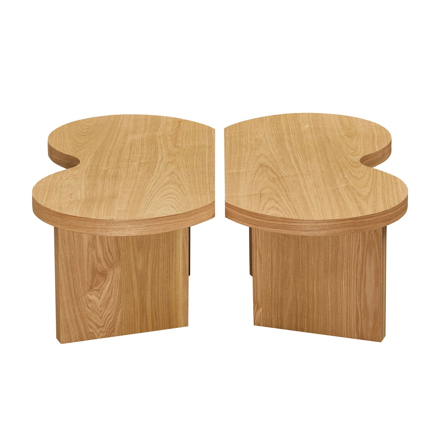 Modern Butterfly MDF Coffee Table, Used in Living Rooms, Bedrooms, Offices, With a Butterfly Shaped Appearance, NATURE