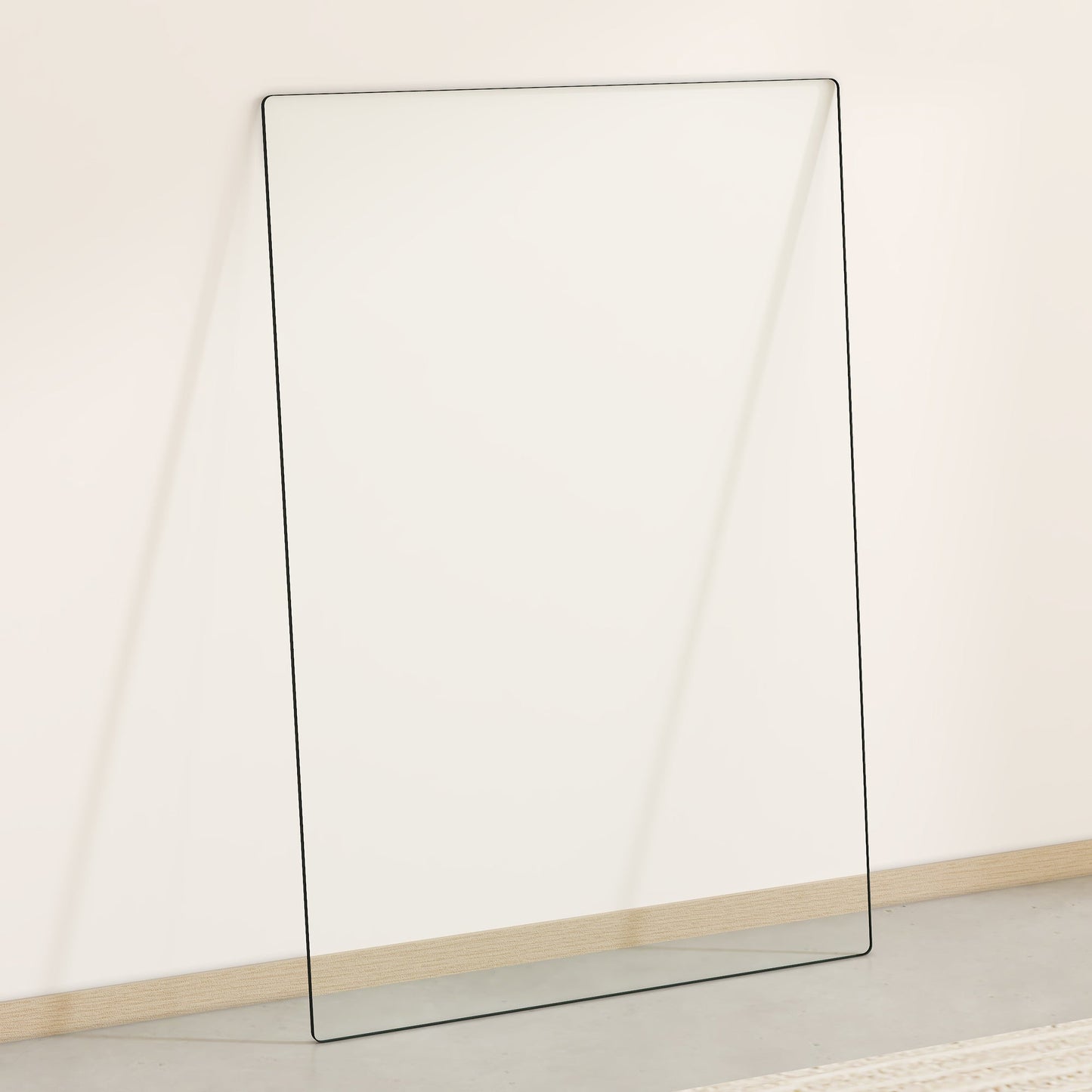 ONLY Separate Glass Tabletop.24*36 Inch Rectangular Heat-Resistant Transparent Tempered Glass Tabletop.Suitable for Vari