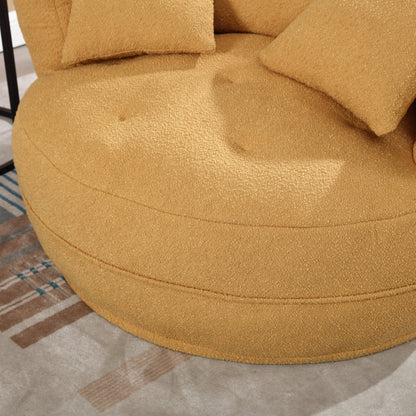 Chenille Sponge Single Sofa,No Assembly Required,Fluffy Modern Sleeper Chair for Living Room, Bedroom, Lounge and Projec