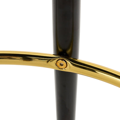 Modern PU Comfortable Upholstered Bar Chair With Smooth and Beautiful Black Metal Legs for Dining Room, Kitchen, Terrace