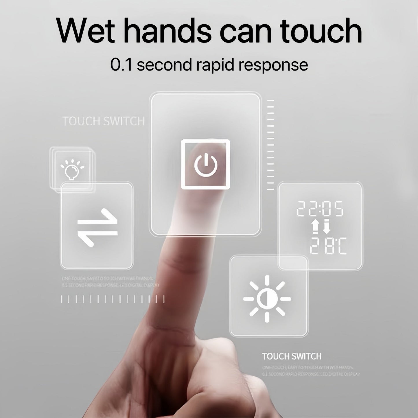 28*60inch LED Bathroom Vanity Mirror ,Wall Mirror,Anti-Fog, Dimmable,Shatter-Proof Tempered Glass,  Ideal for Bathroom W