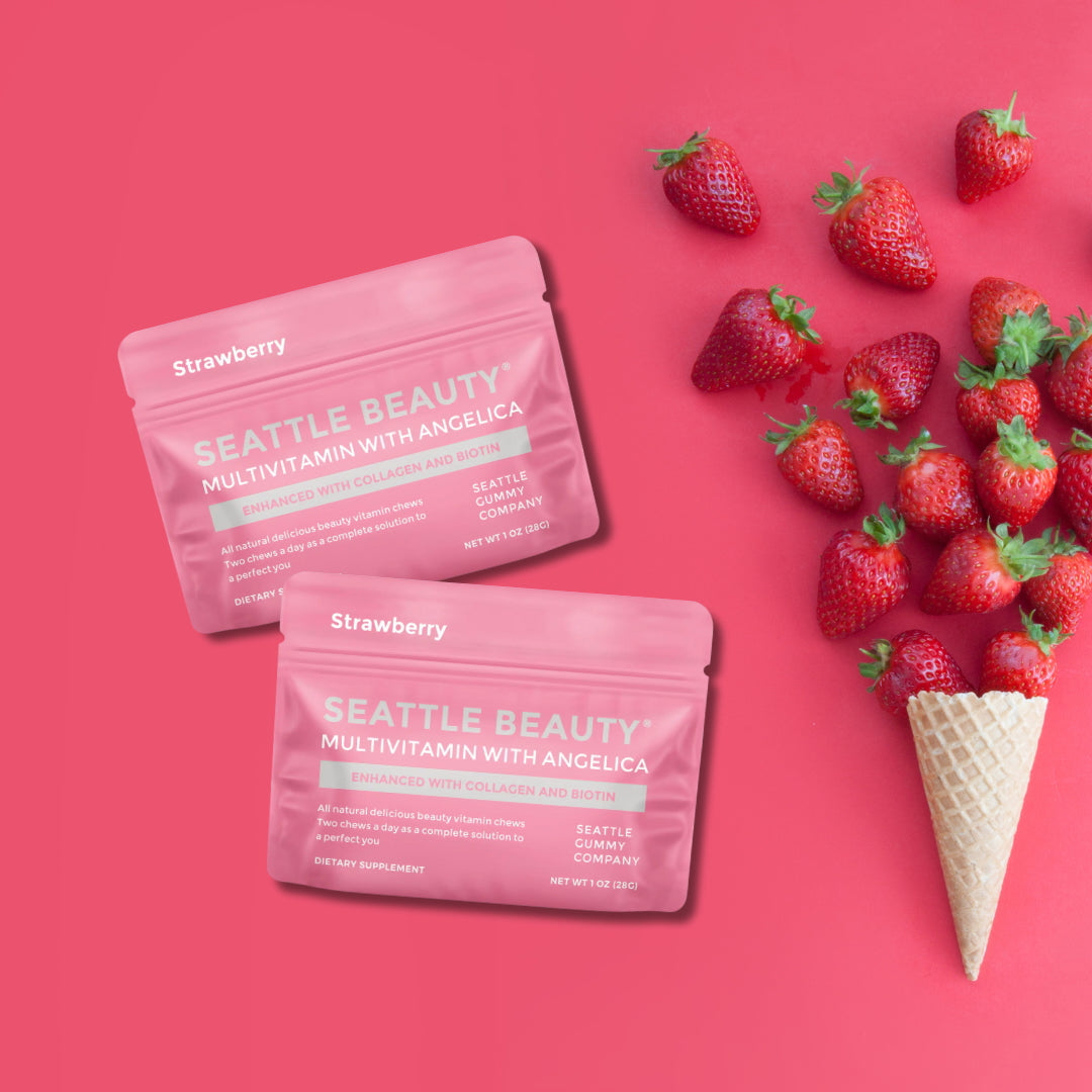 Multivitamin Gummy with Angelica | Strawberry (12-Pack)