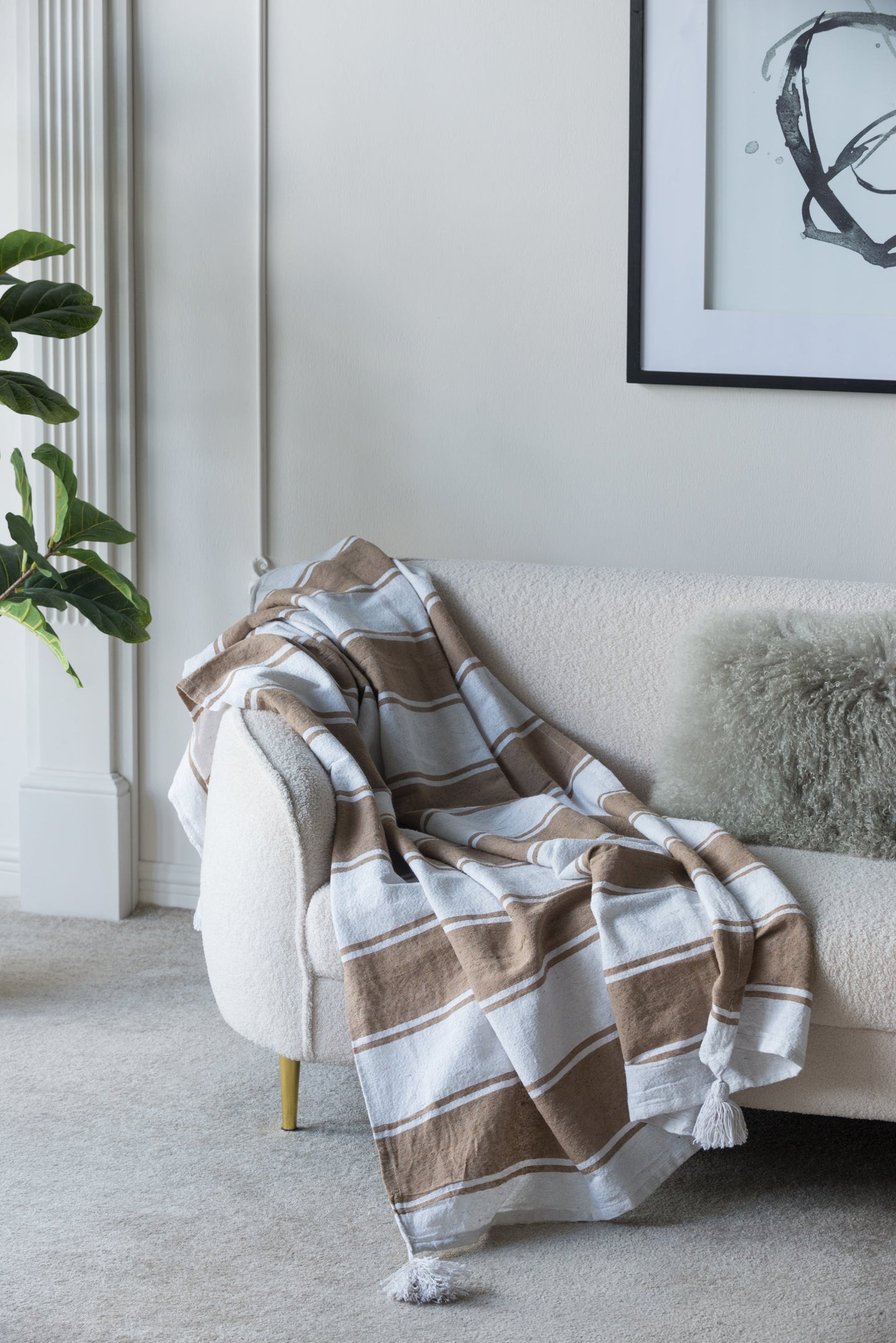 50x60' Carson Striped Throw Blanket, 2 Pack