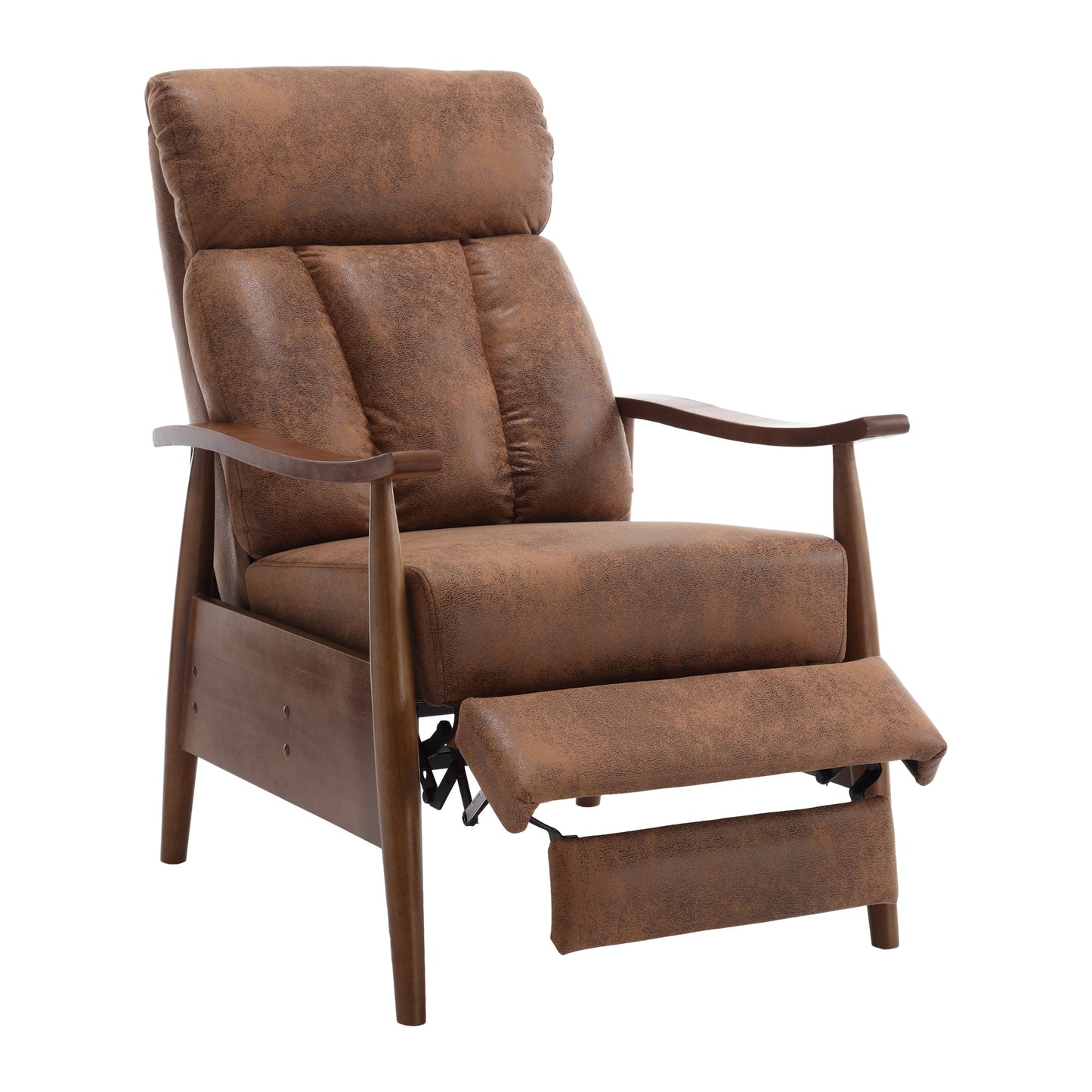 Wood Frame Armchair,  Modern Accent Chair Lounge Chair for Living Room