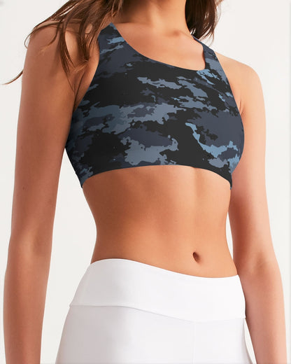 Women's Active Comfort Coast Camo Seamless Sports Bra