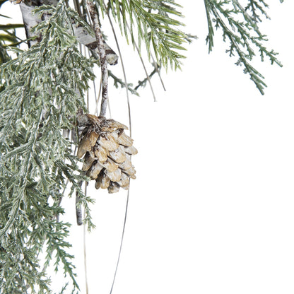 D24' Pine/Pinecone Wreath, Green