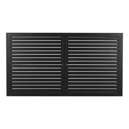 Iron Outdoor Dining Set With Acacia Wood Armrest Suitable for Patio, Balcony or Backyard