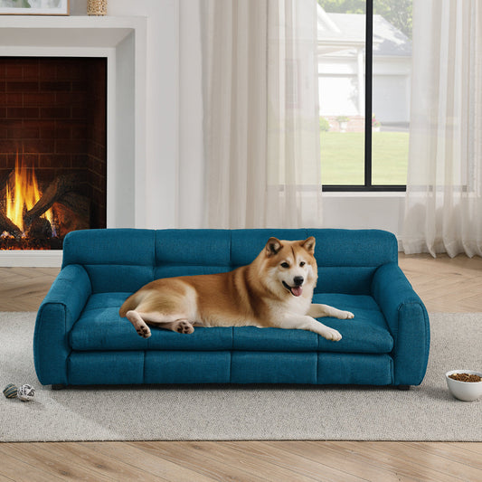 Soft and Comfortable Pet Bed for Big and Oversized Dogs, Durable Elevated Dog Sofa Bed, Comfortable Dog Sofa, Modern And