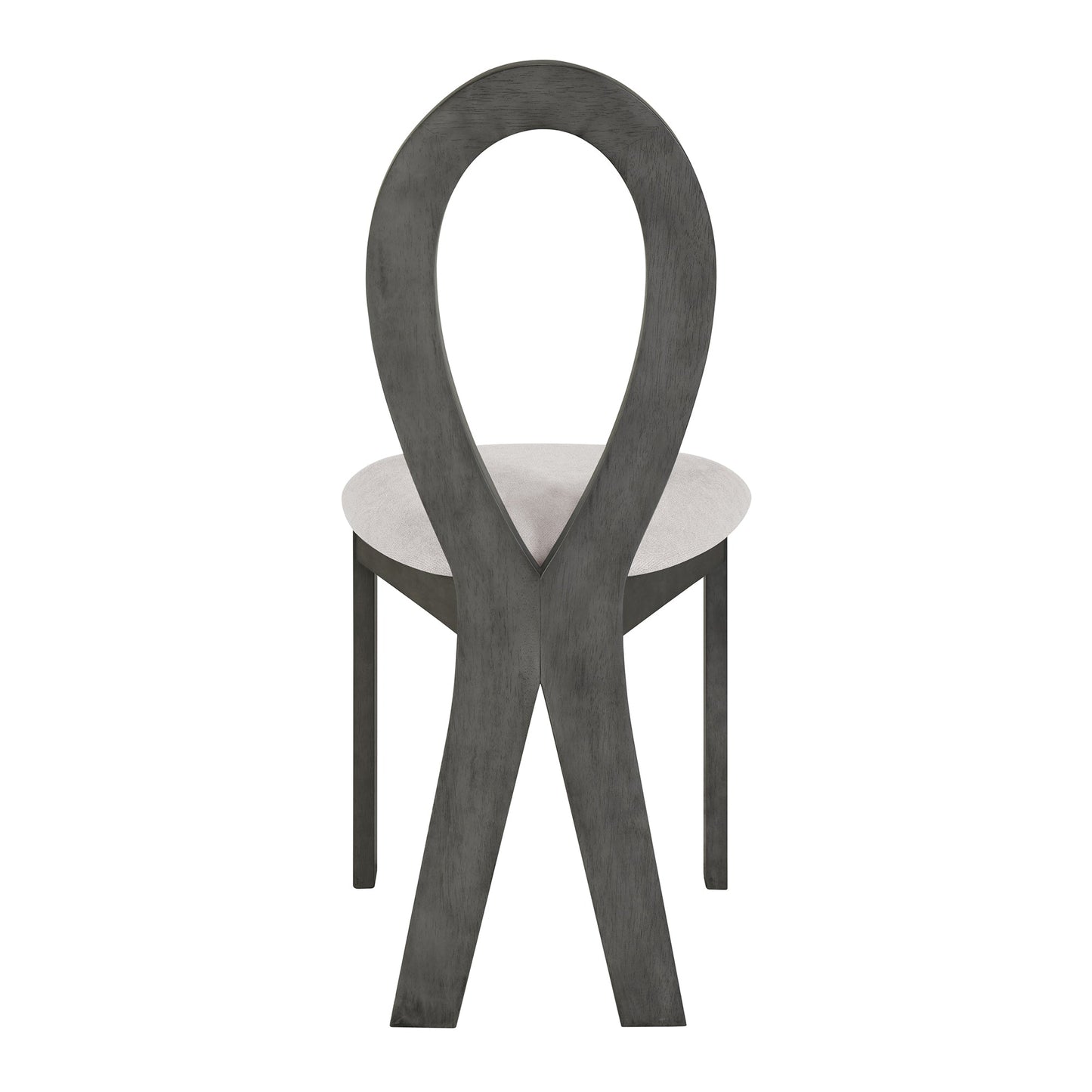 Modern 7-Piece Dining Table Set With Trestle Dining Table and 6 Upholstered Dining Chairs, Compact Kitchen Table Set For