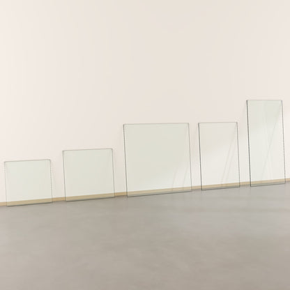 ONLY Separate Glass Tabletop.24*36 Inch Rectangular Heat-Resistant Transparent Tempered Glass Tabletop.Suitable for Vari