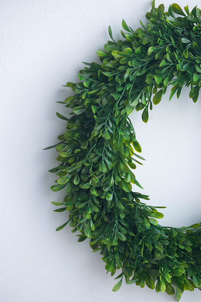 S/2 Greenery Wreath for Home Wedding Wall Window Decoration