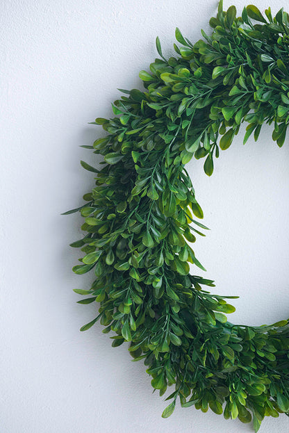 S/2 Greenery Wreath for Home Wedding Wall Window Decoration