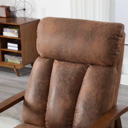 Wood Frame Armchair,  Modern Accent Chair Lounge Chair for Living Room