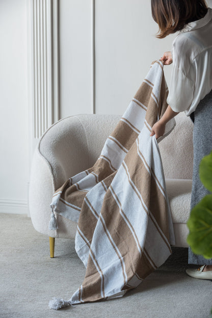 50x60' Carson Striped Throw Blanket, 2 Pack