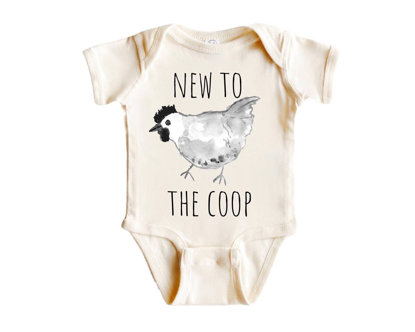 Chicken Barn Farm - Baby Boy Girl Clothes Infant Bodysuit Funny Cute Newborn