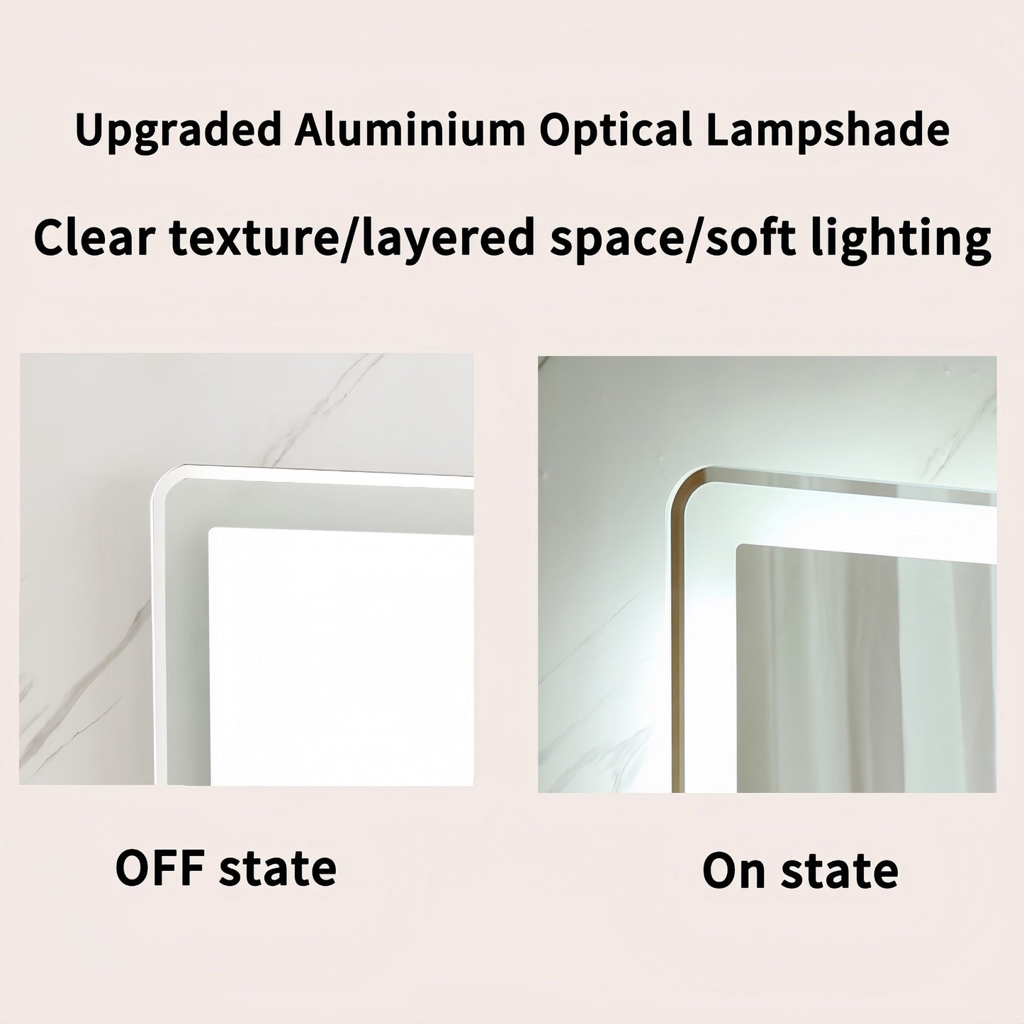 28*60inch LED Bathroom Vanity Mirror ,Wall Mirror,Anti-Fog, Dimmable,Shatter-Proof Tempered Glass,  Ideal for Bathroom W