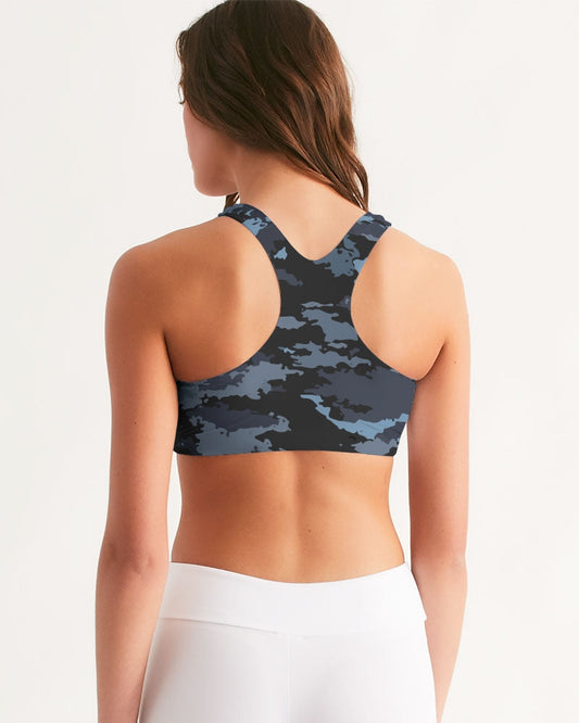 Women's Active Comfort Coast Camo Seamless Sports Bra