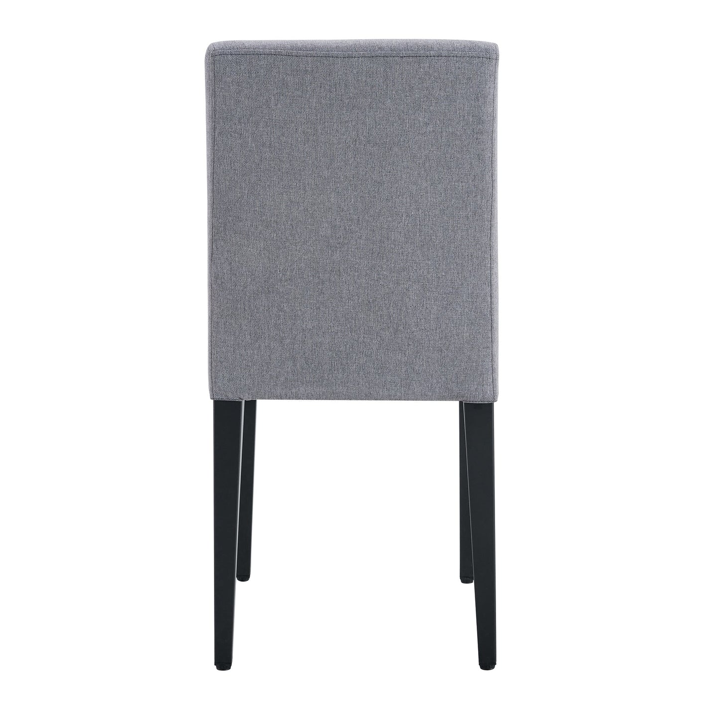 Exquisite Light Gray Linen-Cotton Dining Chairs Set of 4, Simple and Versatile Design With Comfortable Seating