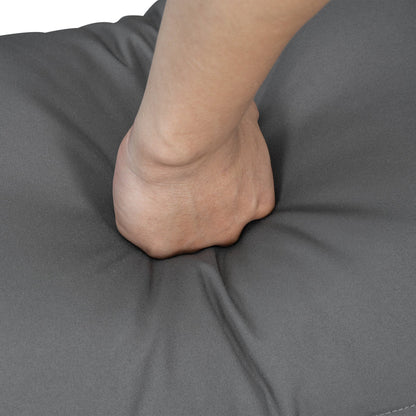 Iron Outdoor Dining Set With Acacia Wood Armrest Suitable for Patio, Balcony or Backyard