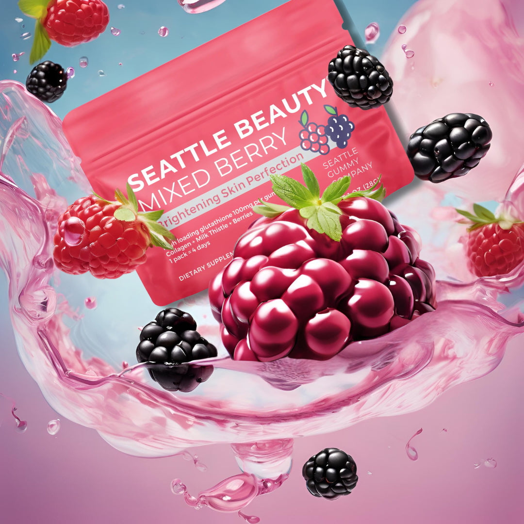 Pure Mixed Berry Skin Perfection Gummies (12-Pack)