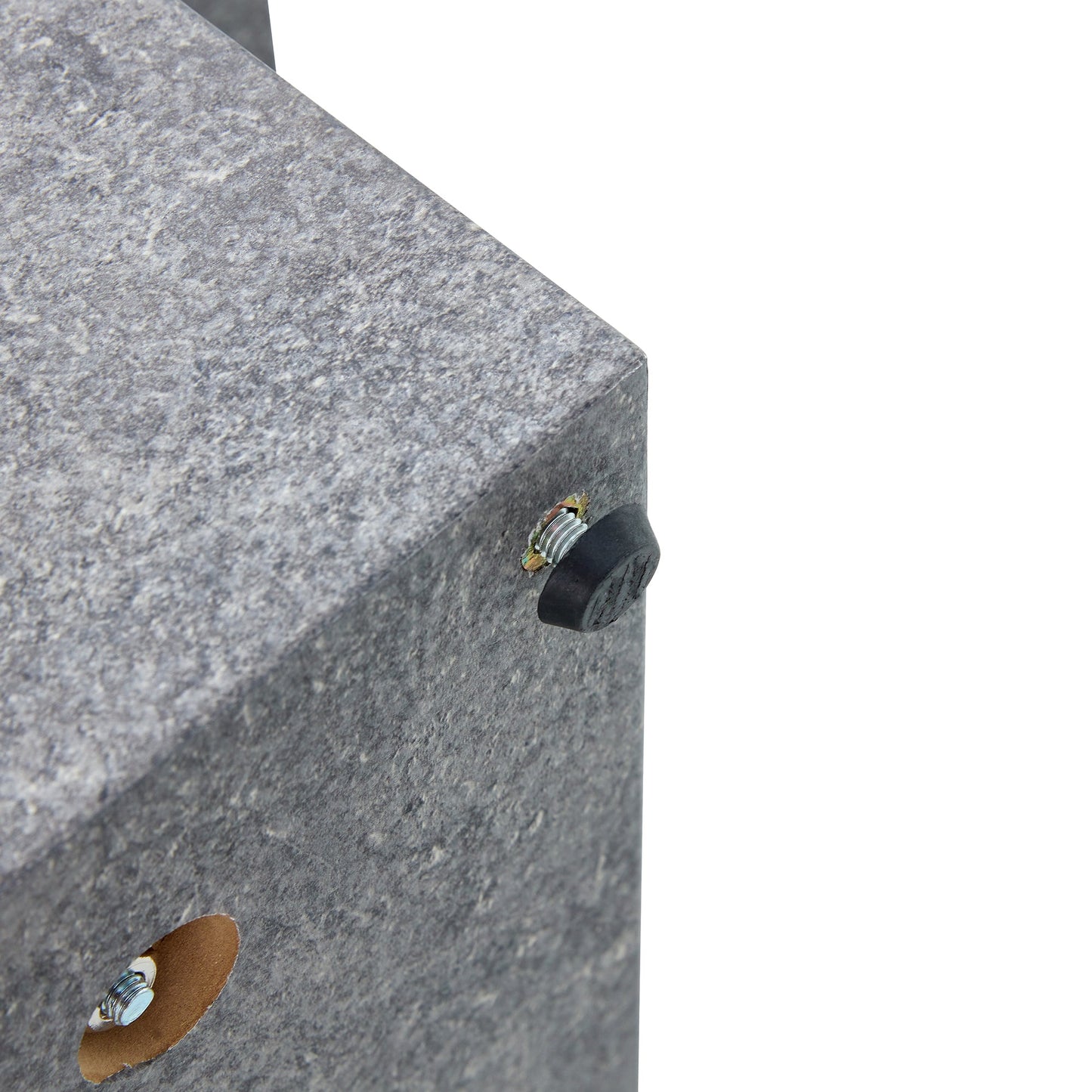 Modern Simple Gray Texture MDF Coffee Table With Spacious Top and Sturdy Legs, 43.3'x21.6'x17.2'