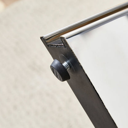 Table and Chair Set.63'x31.5x30' Black Marble-Patterned Slabs Tabletop With Stainless Steel Butterfly Legs.Paried With 4