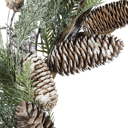 D24' Pine/Pinecone Wreath, Green