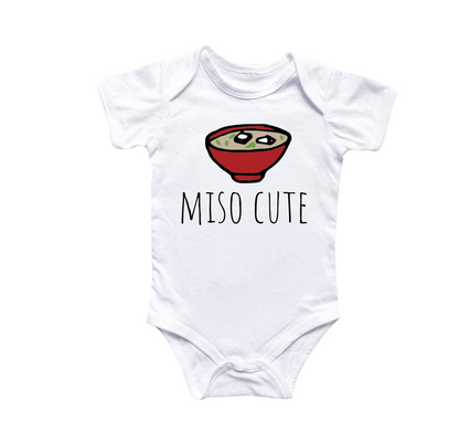 Miso Soup - Baby Boy Girl Clothes Infant Bodysuit Funny Cute Newborn