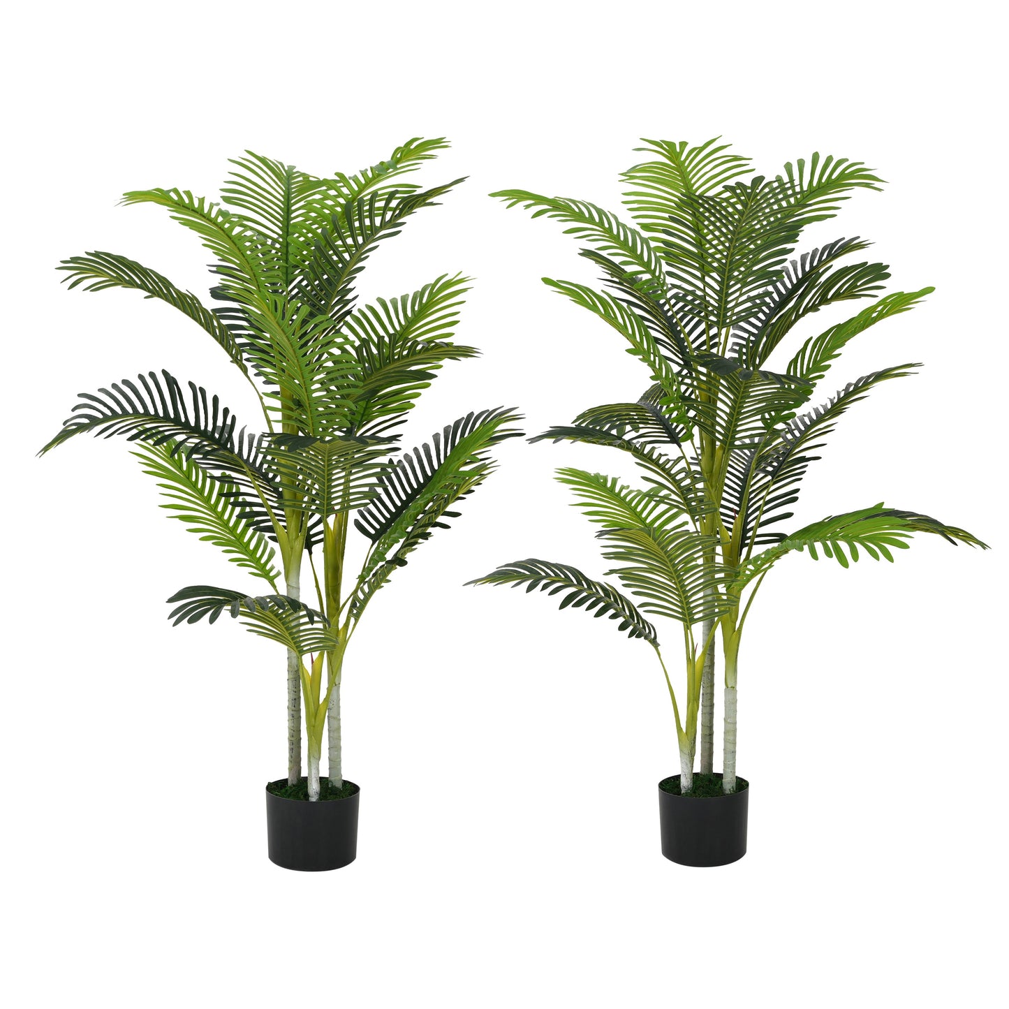 61' Artificial Palm Tree With Pot, Set of 2