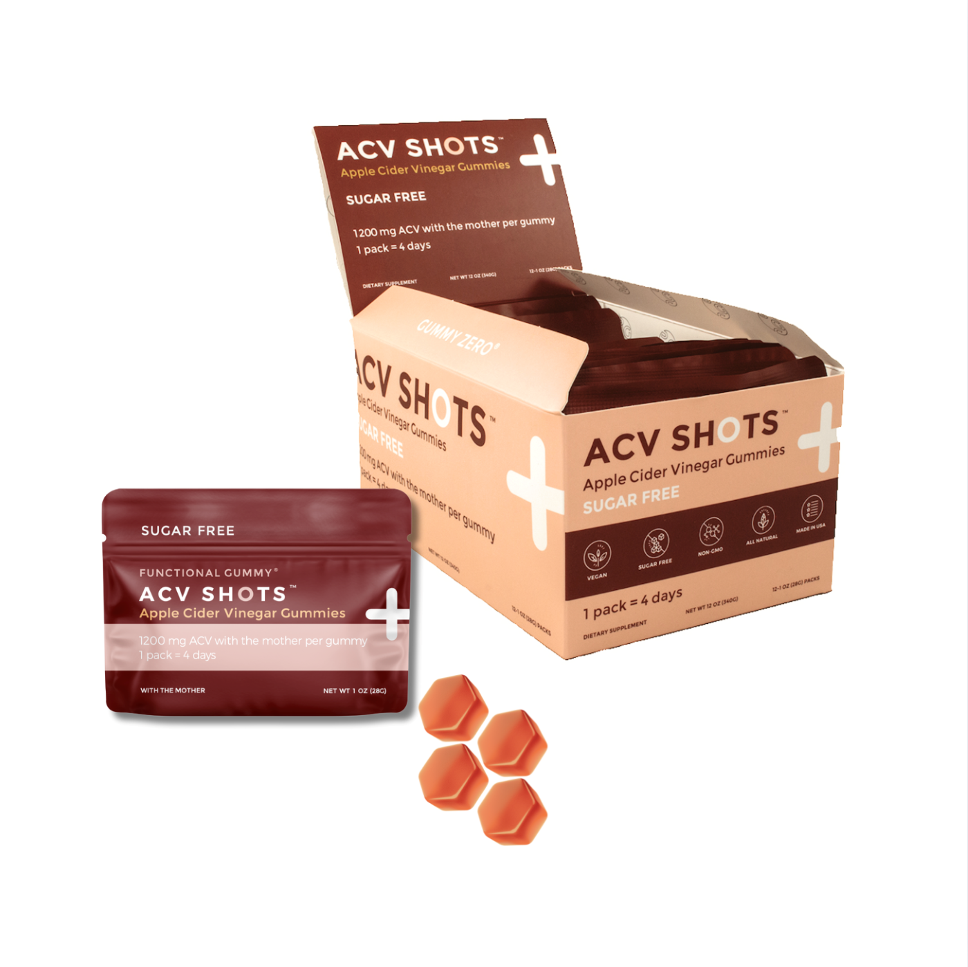 Apple Cider Vinegar Shots | 12-Pack