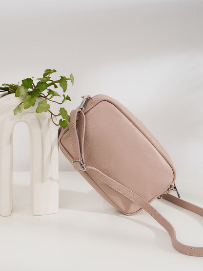 Mini Leather Crossbody Clutch