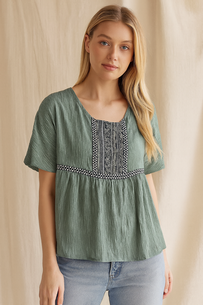 Alexie Tribal SS Top