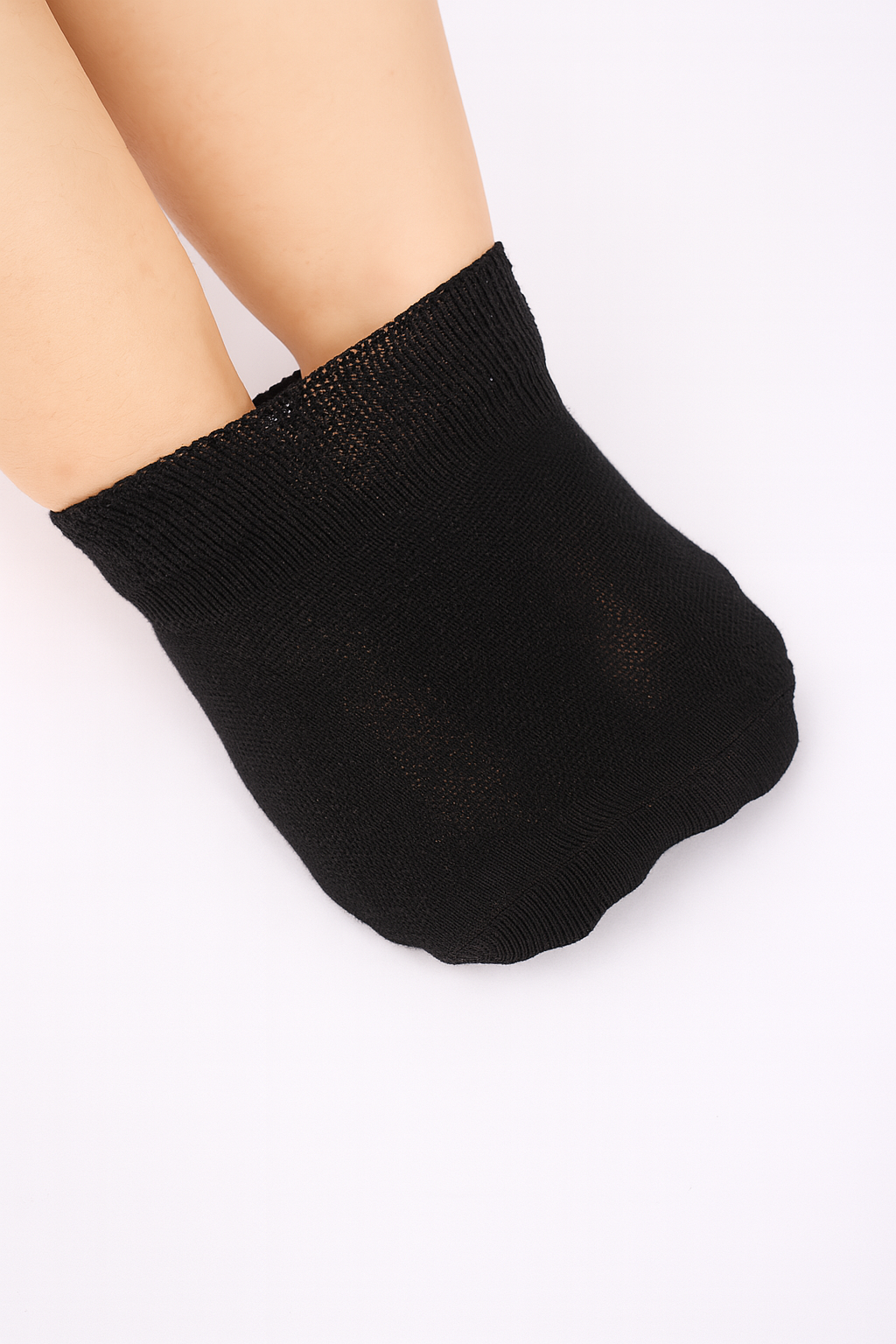 ZenStretch™ Extra Wide Ankle Socks ( Black )
