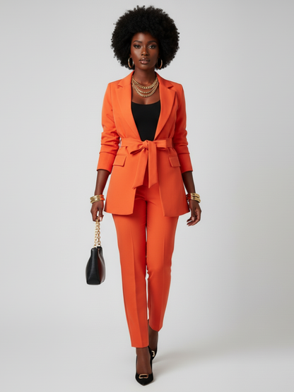 Blazer Tie-Waist, Tribeca | Women - BYMANYC ® New York