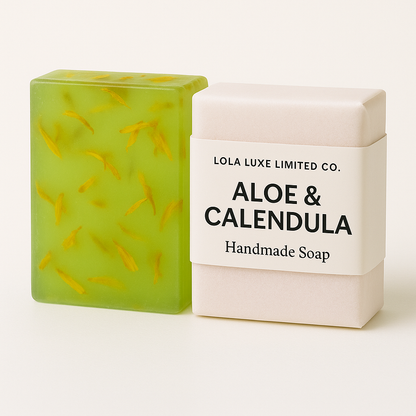 Aloe & Calendula Herbal Handmade Soap