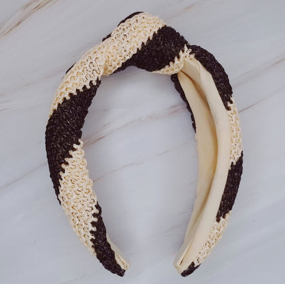 Chic Bold Striped Knotted Headband