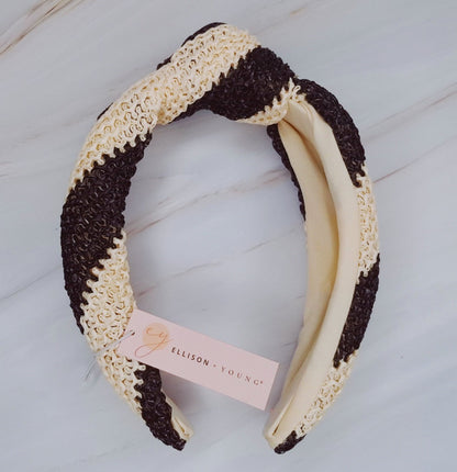 Chic Bold Striped Knotted Headband