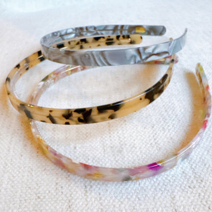 Classic Tortoise Slim and Sleek Headband