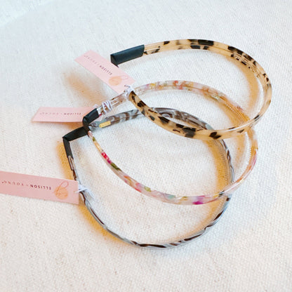 Classic Tortoise Slim and Sleek Headband