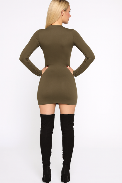 Karter Double Lined LS Mini Dress