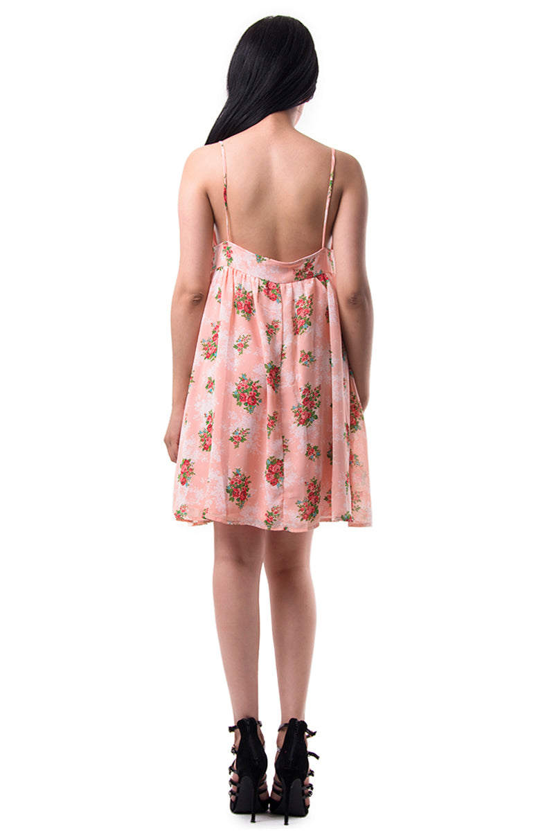 Chloe Babydoll Sleeveless Mini Dress