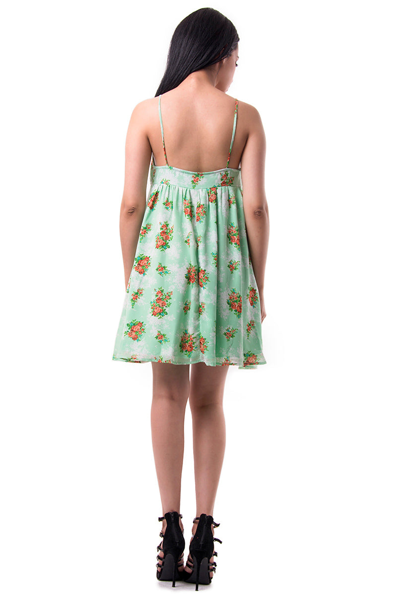 Chloe Babydoll Sleeveless Mini Dress