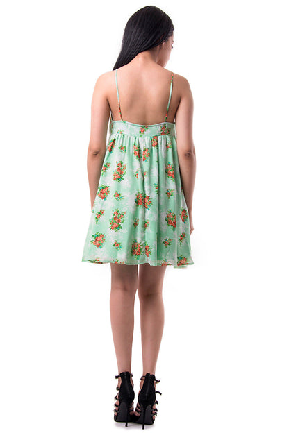 Chloe Babydoll Sleeveless Mini Dress